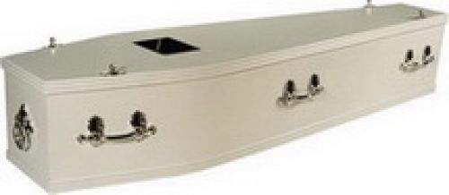 Click Here To Enlarge This Photo Of MDF sprayed white with solid wood moulding