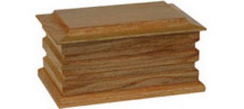Click Here To Enlarge This Photo Of C. Solid oak Newmans casket