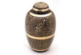 Large Brass Urn 10 Westminster Black