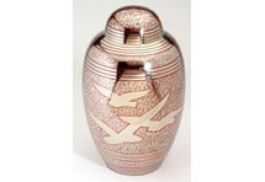 Large Brass Urn Althorp Red Adult