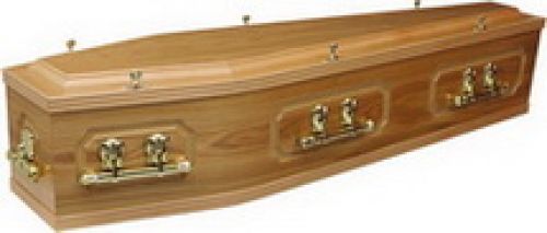 Click Here To Enlarge This Photo Of Veneered elm MDF, shaped panel sides, ½ round on the lid with solid wood moulding